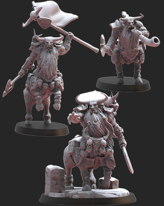 Bul-Thaurs Command Group | Infernal Dwarves | Lost Kingdom Miniatures