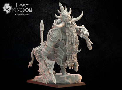 Hurgroth, Taurukh Hero | Infernal Dwarves | Lost Kingdom Miniatures