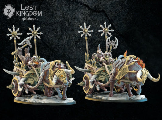 Magmhôrin Chariot | Infernal Dwarves | Lost Kingdom Miniatures |