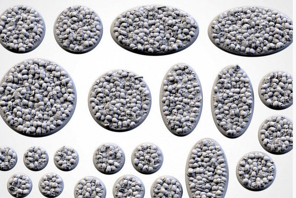 Skull Bases (Round) | 8K Resin | Txarli Factory