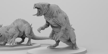 Gargantuan Rat-Terrors | 7 Poses | Ratmen Resin 3D Printed Miniature | RPG | D&D | DnD| EmanG |
