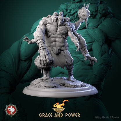 Hecatoncheires Set | Grace and Power | Resin 3D Printed Miniature | White Werewolf Tavern | RPG | D&D | DnD