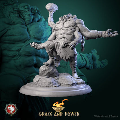 Hecatoncheires Set | Grace and Power | Resin 3D Printed Miniature | White Werewolf Tavern | RPG | D&D | DnD