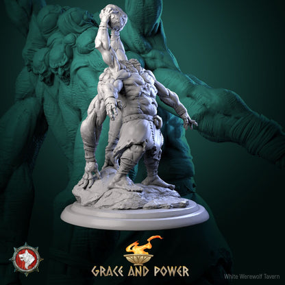 Hecatoncheires Set | Grace and Power | Resin 3D Printed Miniature | White Werewolf Tavern | RPG | D&D | DnD