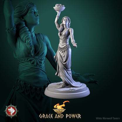 Hetairas Set | Grace and Power | Resin 3D Printed Miniature | White Werewolf Tavern | RPG | D&D | DnD
