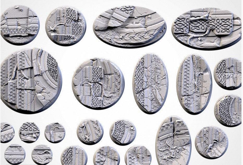 Ancestral Ruins Bases (Round) | Txarli Factory