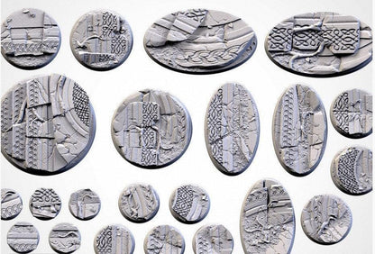 Stony Desert Bases (Round) | 8K Resin | Txarli Factory ETSY VERSION