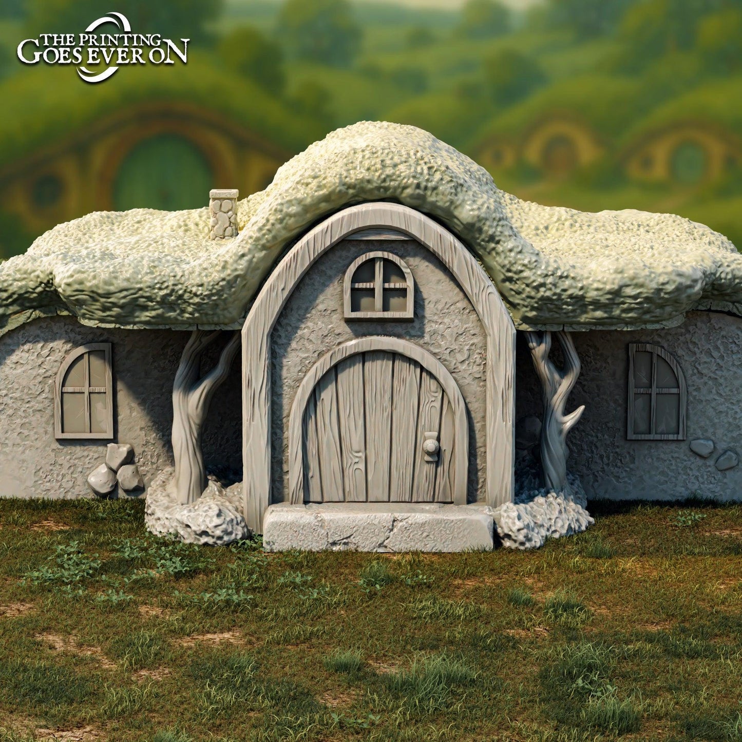 Halfling Manor | Guests at the Door | MESBG | The Printing Goes Ever On