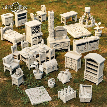 Halfling Manor | Guests at the Door | MESBG | The Printing Goes Ever On