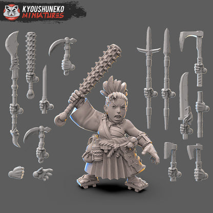Female Dwarf Samurai