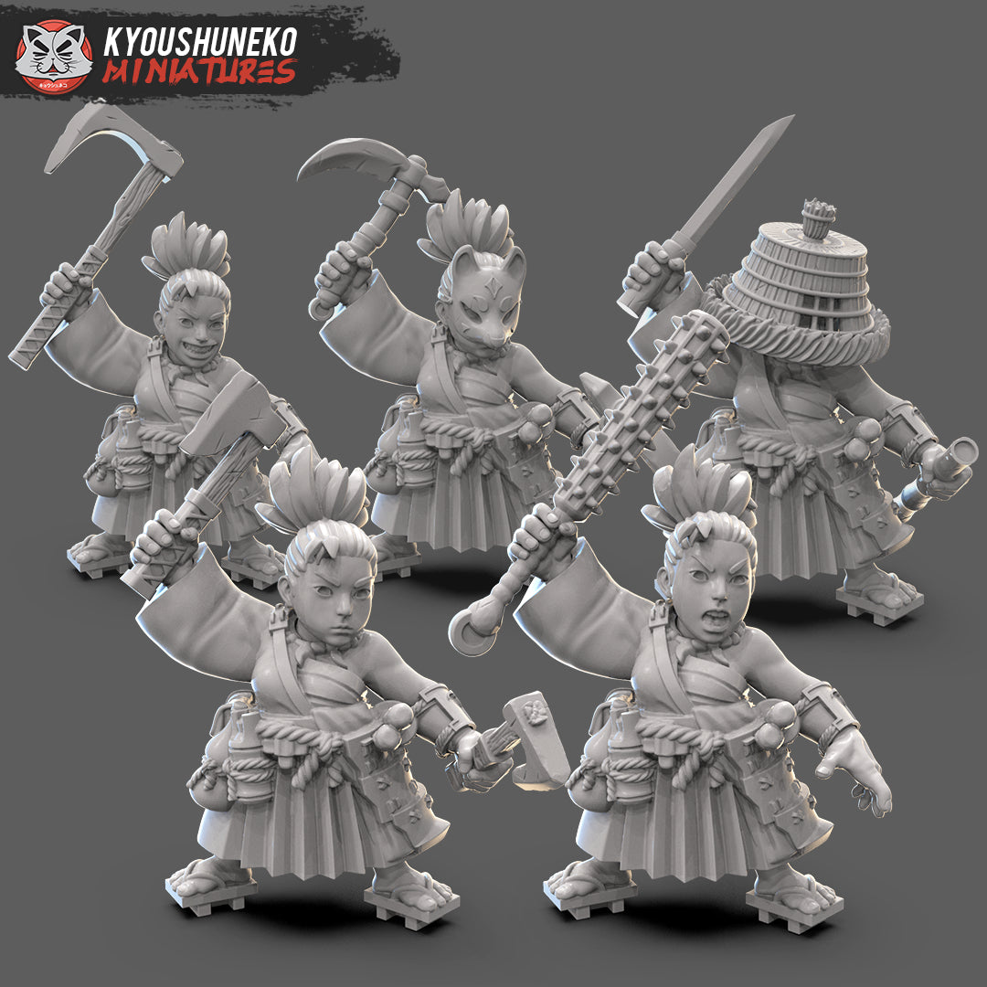 Japanese Female Dwarf Samurai | Nippon | Kyoushuneko