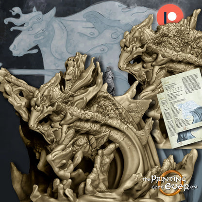 River Lancer and Kelpie | Crossing the River | MESBG | The Printing Goes Ever On