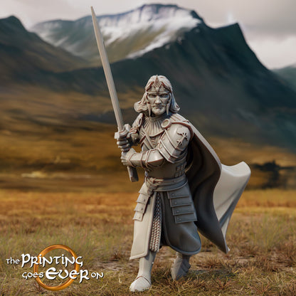 King Aranglor – On Foot and Mounted | Last Stand | MESBG | The Printing Goes Ever On