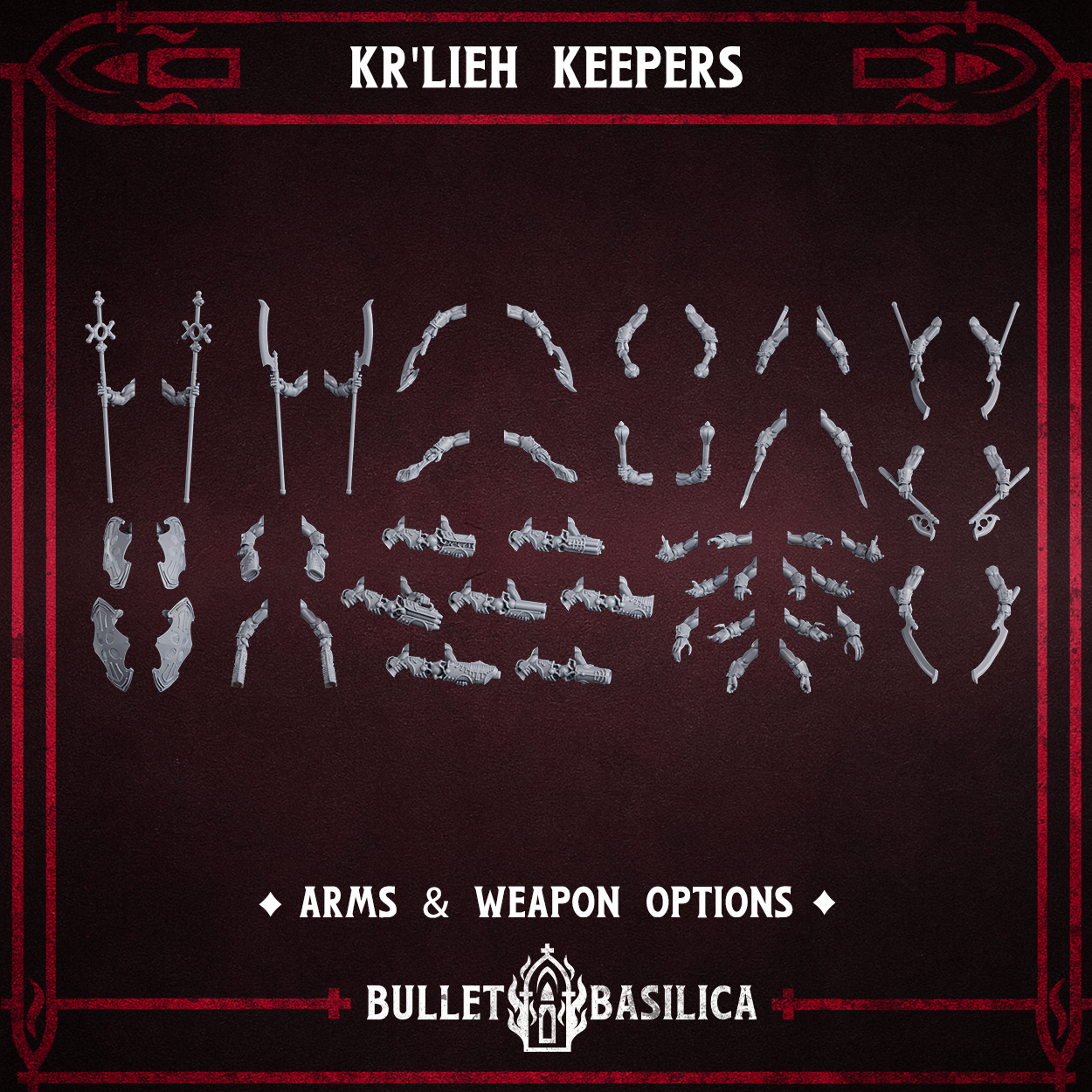 Kr'lieh Keepers arms and weapon options