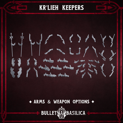 Kr'lieh Keepers arms and weapon options