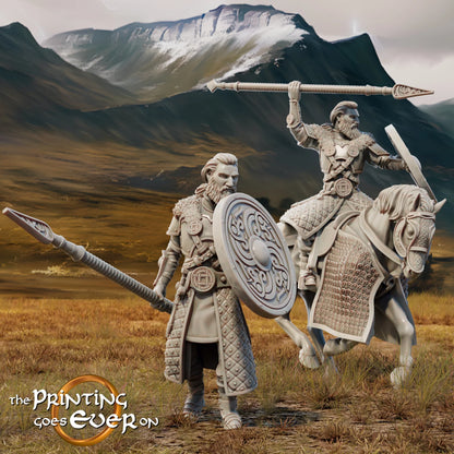 Ebremer – Prince of Riddermercia – On Foot and Mounted | Last Stand | MESBG | The Printing Goes Ever On
