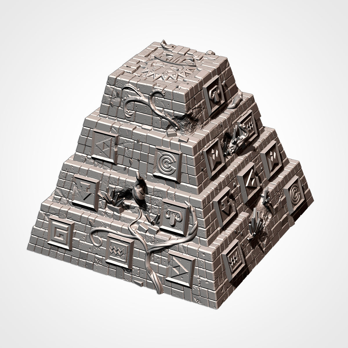 Pyramid: three-quarter view (Txarli Factory render)