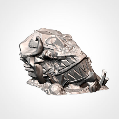Statue Head: alternate view (Txarli Factory render)