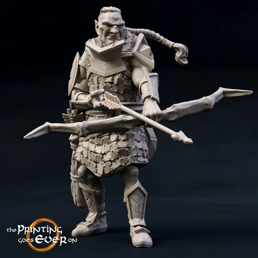 Half Orc Archer Luruk | Death of a Hero | MESBG | The Printing Goes Ever On