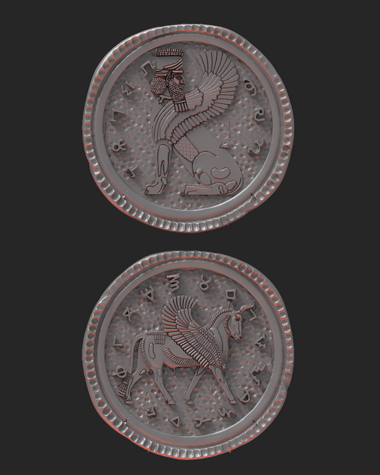 Magmhorin Coin | Infernal Dwarves | Lost Kingdom Miniatures