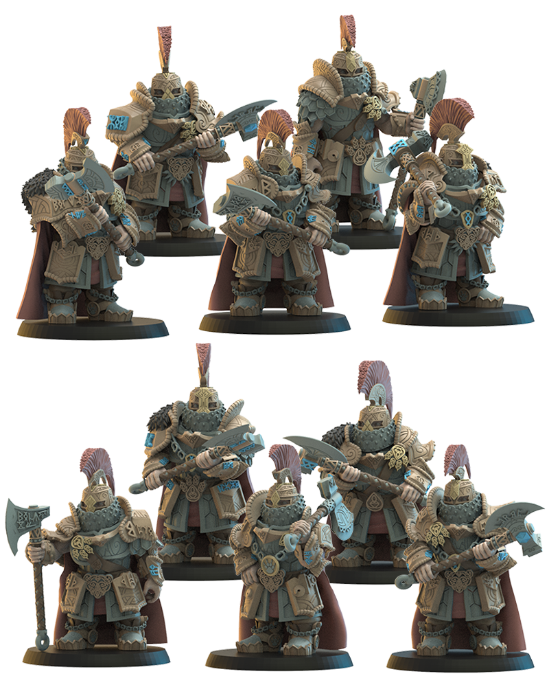 Magyabor Guard | Niavellir Dwarves | Lost Kingdom Miniatures