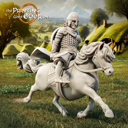 Four Halflings – Mounted | Halfling Rebellion | MESBG | The Printing Goes Ever On