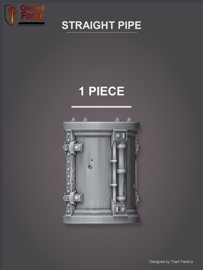 Straight Pipe, 1 piece (Coveted Forge render)