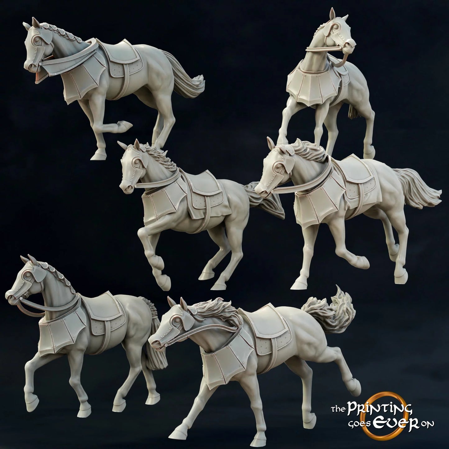 Mounts - Standard Horse Mounts | Call to Arms | The Printing Goes Ever On