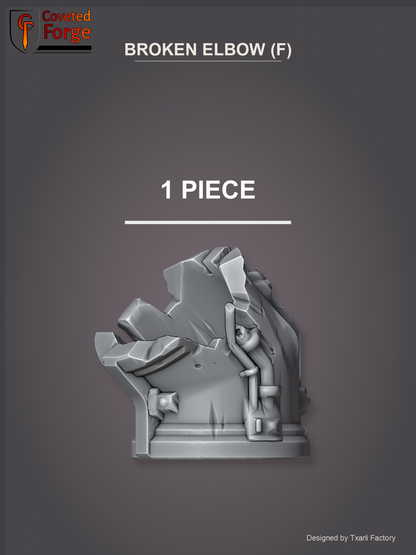 Broken Elbow (F), 1 piece (Coveted Forge render)
