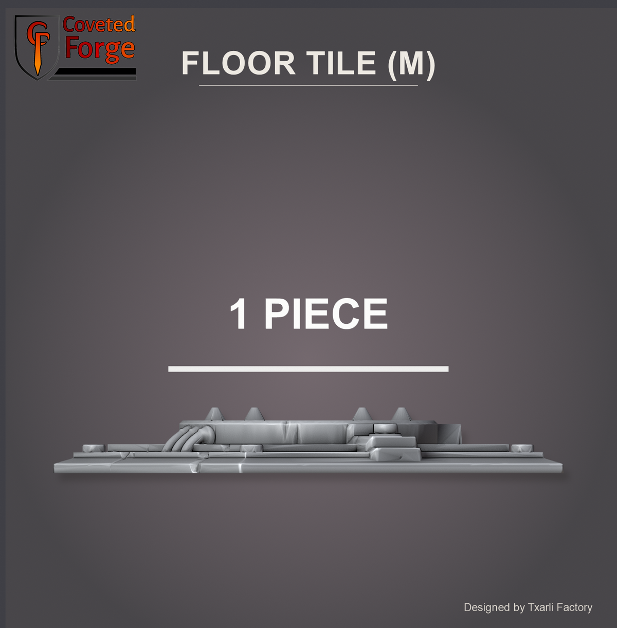 Floor Tile (M), 1 piece (Coveted Forge render)