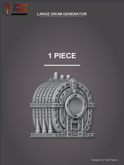 Large Drum Generator, 1 piece (Coveted Forge render)