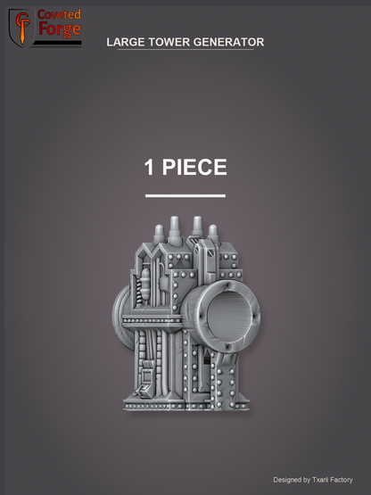 Large Tower Generator, 1 piece (Coveted Forge render)