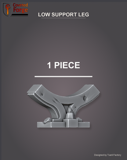 Low Support Leg, 1 piece (Coveted Forge render)