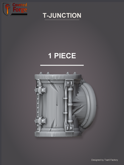 T-Junction, 1 piece (Coveted Forge render)