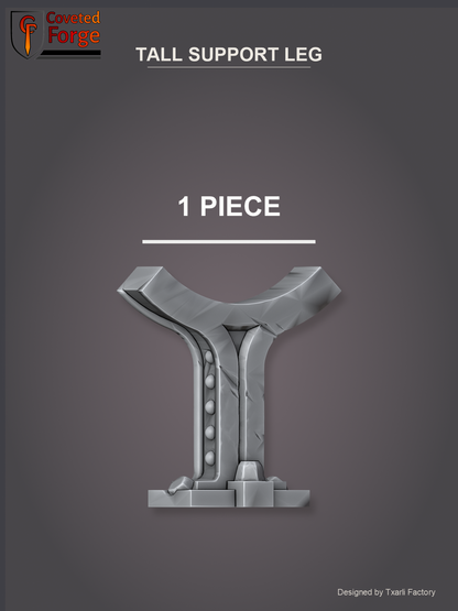 Tall Support Leg, 1 piece (Coveted Forge render)