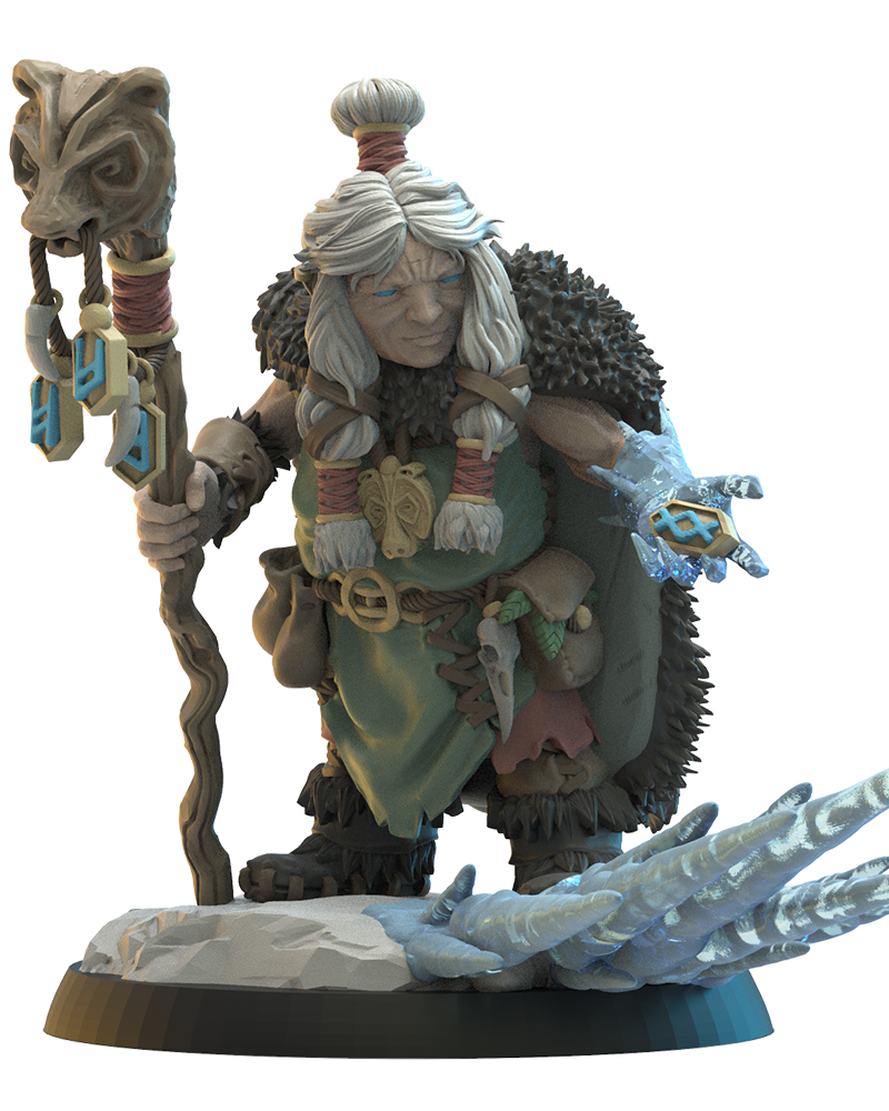 Nanna, The Runemaster | Niavellir Dwarves | Lost Kingdom Miniatures