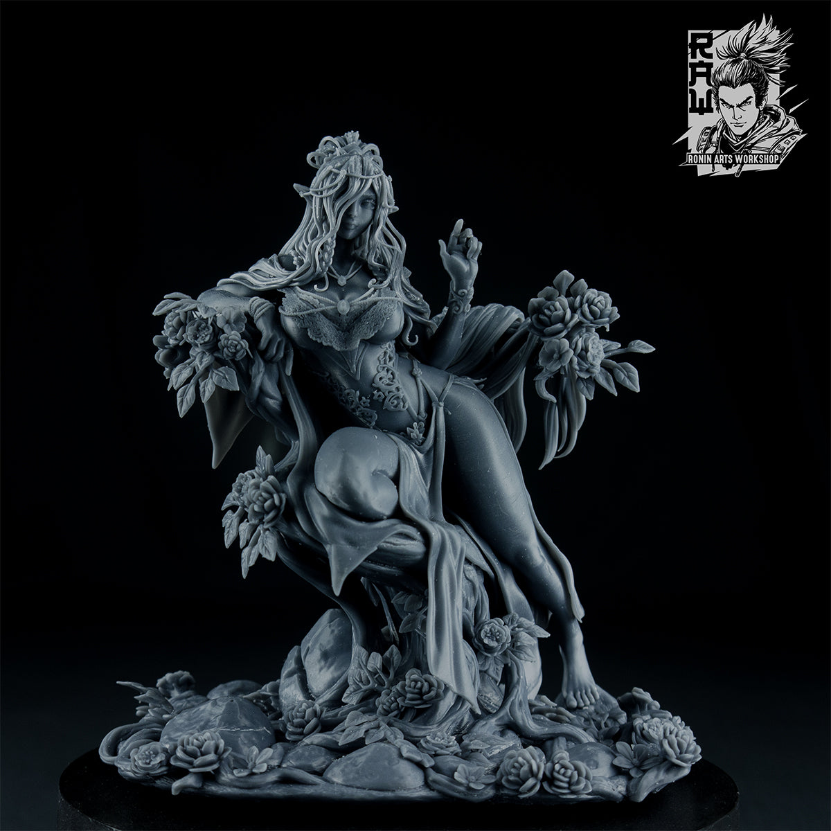Naurmel, resin print photo by Ronin Arts Workshop.
