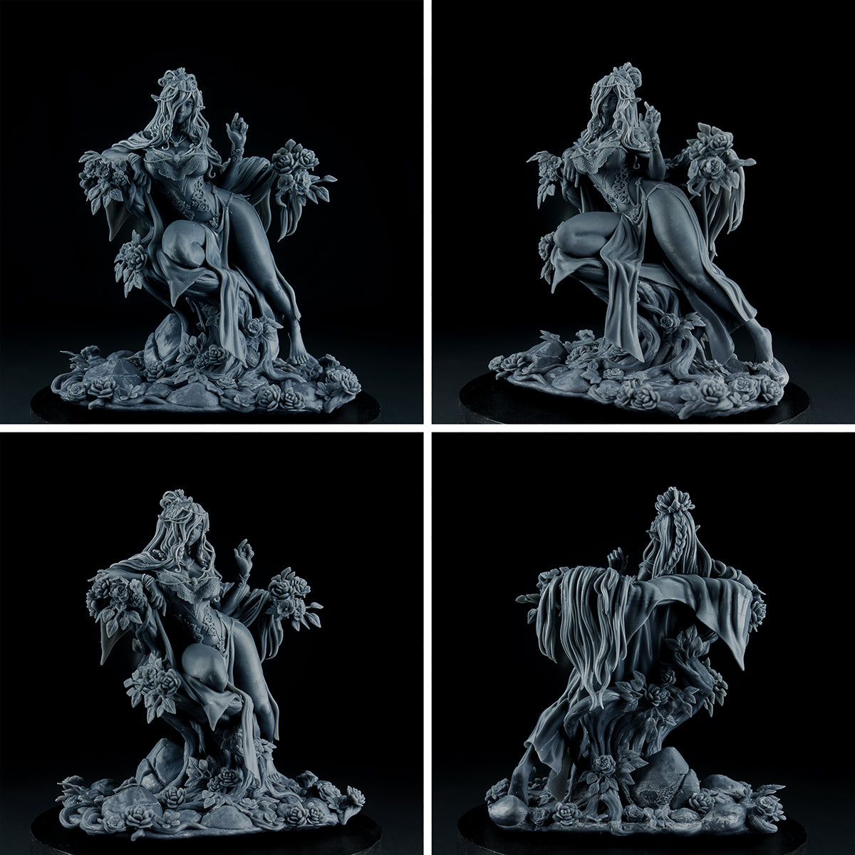 Naurmel, resin print photos from four sides by Ronin Arts Workshop.