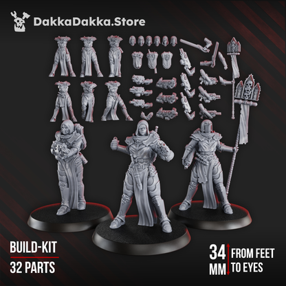 War Sisters Novice Squad bits, the full set of conversion components