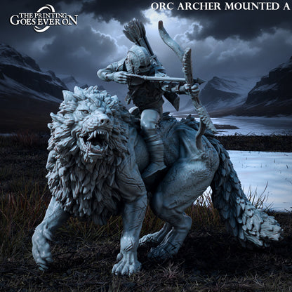 Ironmoor Orc Warg Riders | Tales of the Northern Kingdom (Forces of Evil) | MESBG | The Printing Goes Ever On