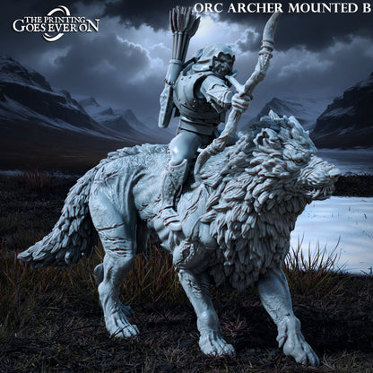 Ironmoor Orc Warg Riders | Tales of the Northern Kingdom (Forces of Evil) | MESBG | The Printing Goes Ever On