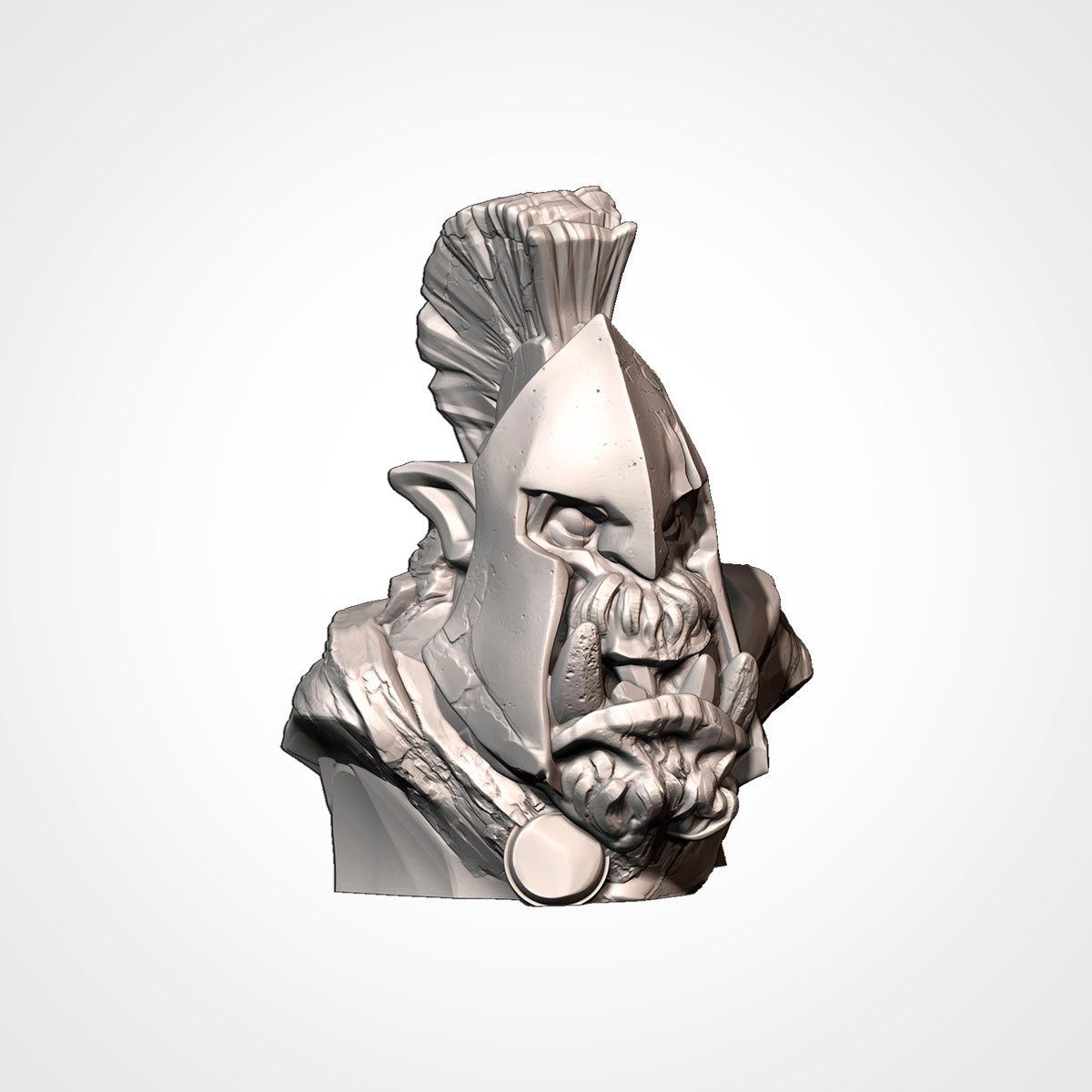 Leorknidas Bust: three-quarter view (Txarli Factory render)