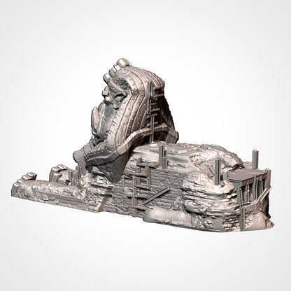 Orc Sphinx: rear three-quarter view (Txarli Factory render)