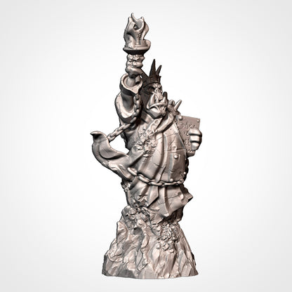 Orc Liberty Statue: side view (Txarli Factory render)