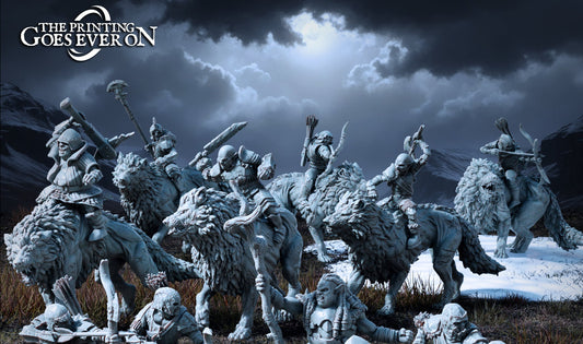 Ironmoor Orc Warg Riders | Tales of the Northern Kingdom (Forces of Evil) | MESBG | The Printing Goes Ever On