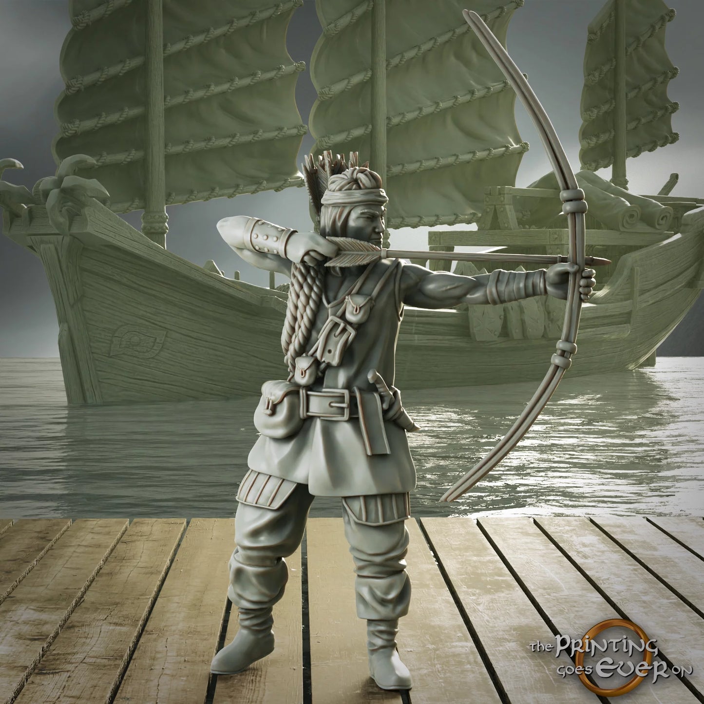 Pirate Archer B | Pirates of the Eastern Seas | The Printing Goes Ever On