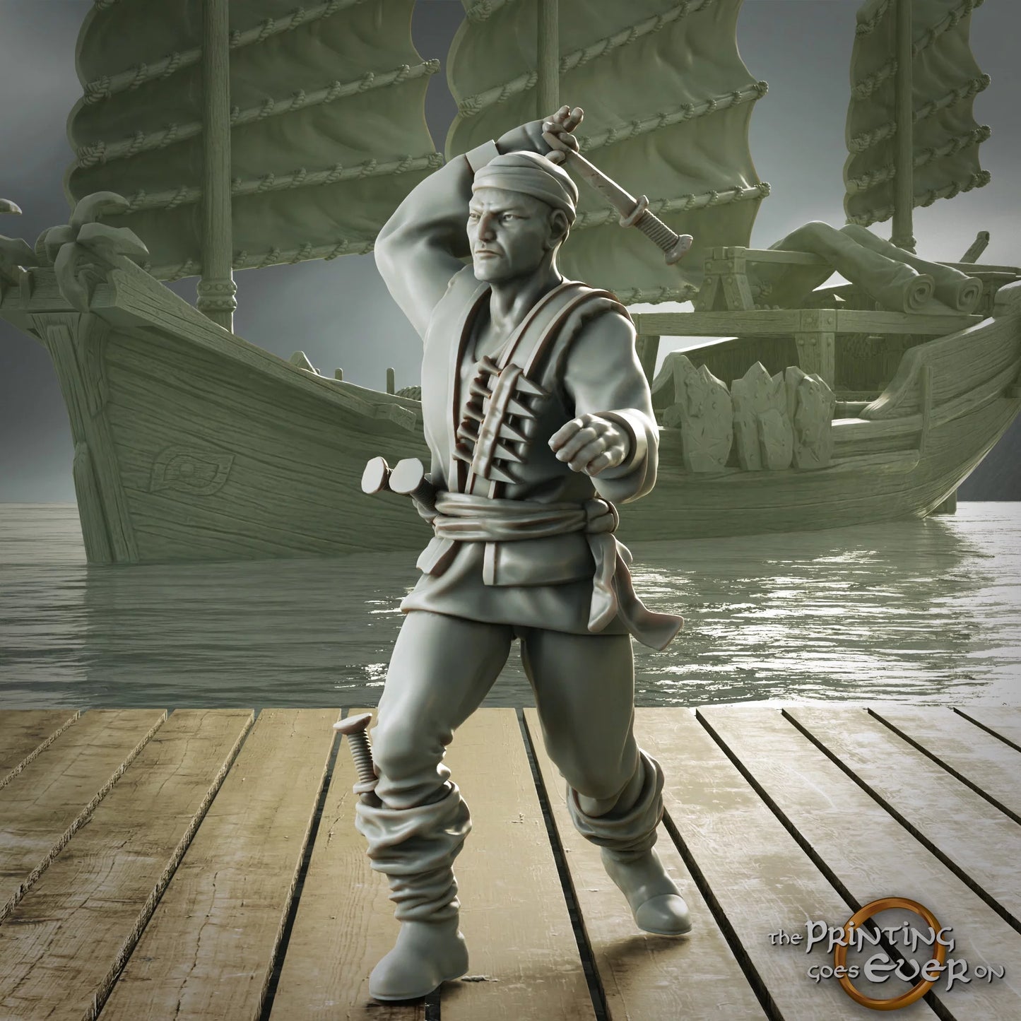 Pirate Knife Thrower | Pirates of the Eastern Seas | MESBG | The Printing Goes Ever On