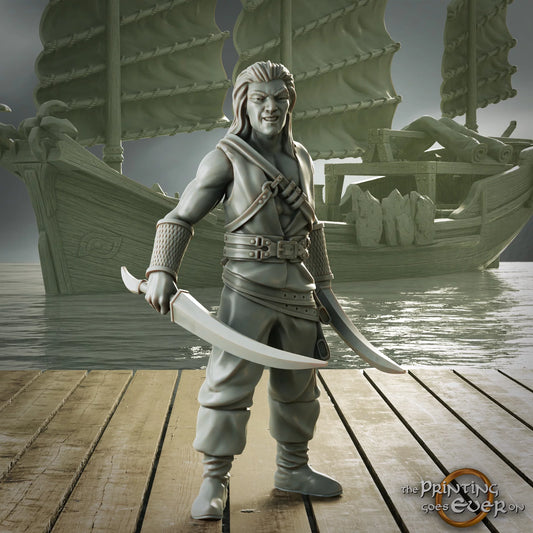 Pirate Skirmisher | Pirates of the Eastern Seas | MESBG | The Printing Goes Ever On