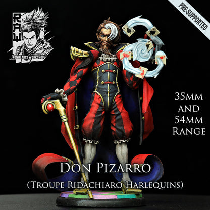 Don Pizarro | Troupe Ridachiaro - Harlequins | Ronin Arts Workshop