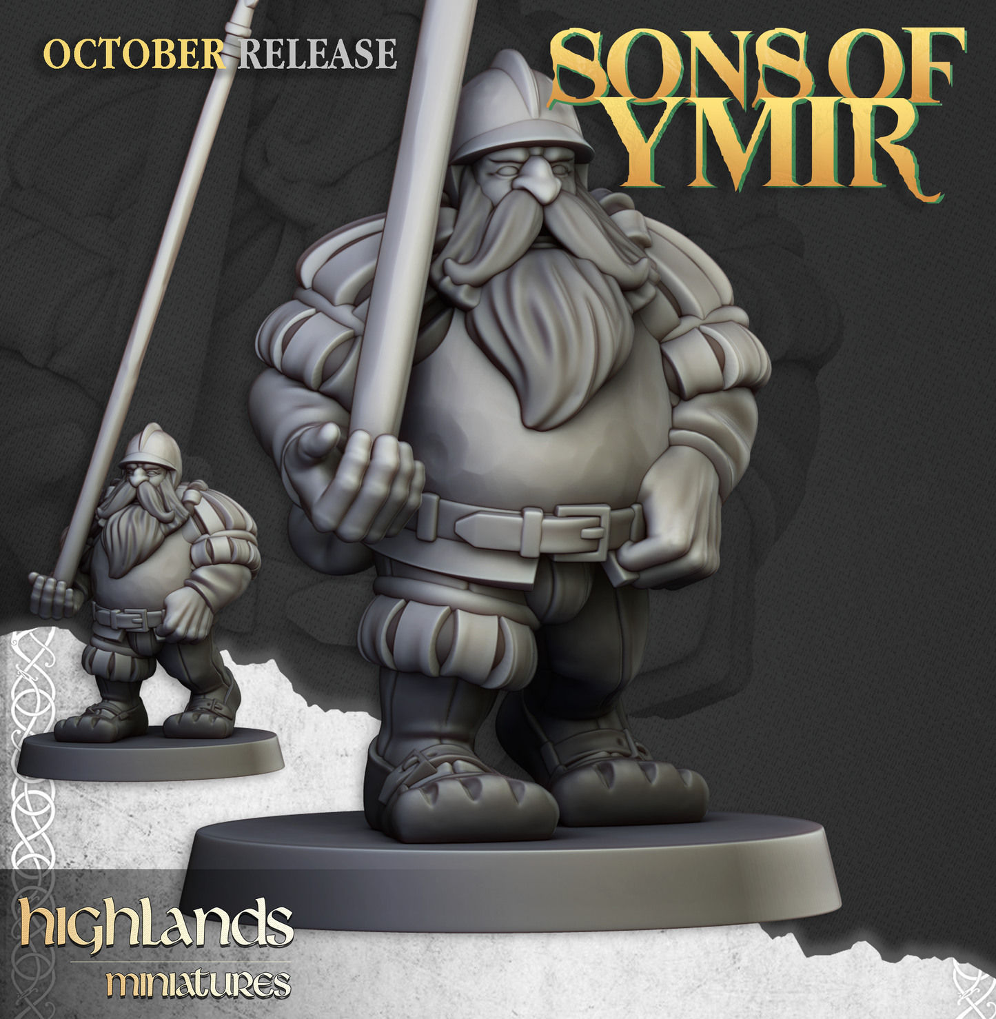 Dwarf Pikeman pose 2